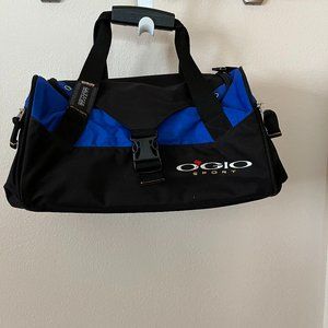 OGIO Blue Black Duffle Bag Medium Shoulder Carry Gym Travel Bag